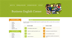 Desktop Screenshot of businessenglishcorner.com